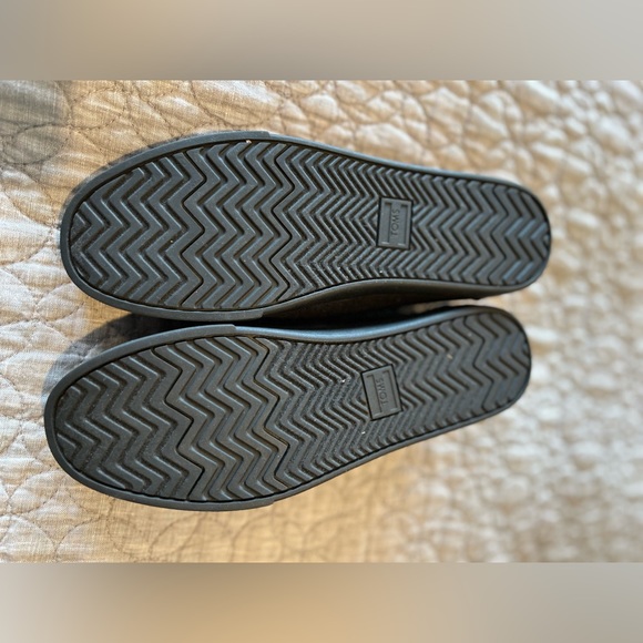 Tom’s Alpargata Cupsole Black Canvas Slip-on Size 8M New, No tags or box. - Picture 7 of 9